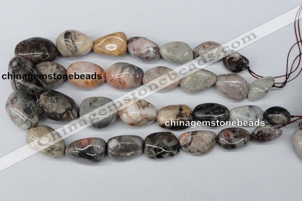 CNG54 15.5 inches 16*20mm - 25*35mm nuggets agate gemstone beads