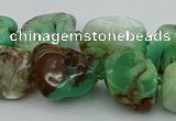 CNG5433 10*14mm - 20*30mm nuggets Australia chrysoprase beads