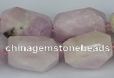 CNG5446 15.5 inches 12*16mm - 15*25mm faceted nuggets kunzite beads