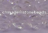 CNG5474 15.5 inches 12mm faceted nuggets white crystal beads