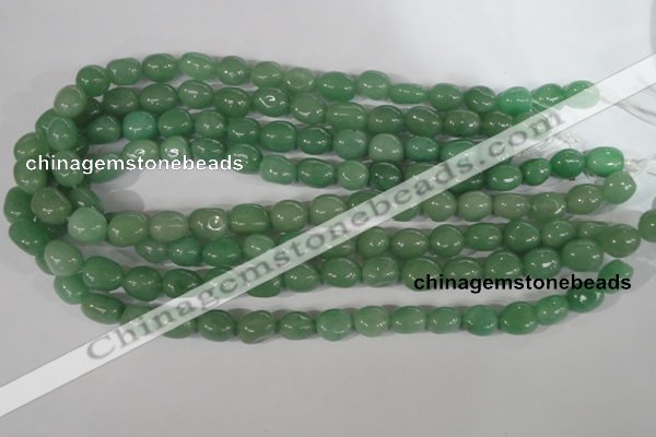 CNG551 15.5 inches 10*13mm nuggets green aventurine beads