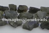 CNG5527 15.5 inches 6*8mm - 10*15mm nuggets labradorite beads