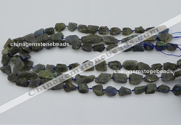 CNG5528 15.5 inches 10*14mm - 15*20mm nuggets labradorite beads