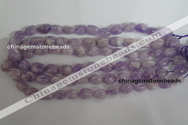 CNG553 15.5 inches 12*16mm nuggets lavender amethyst beads