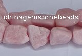 CNG5536 15.5 inches 10*14mm - 12*16mm nuggets Chinese pink opal beads