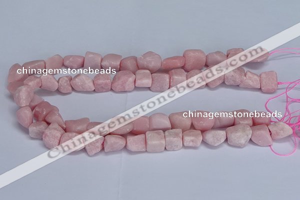 CNG5536 15.5 inches 10*14mm - 12*16mm nuggets Chinese pink opal beads