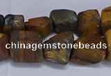 CNG5543 15.5 inches 10*14mm - 12*16mm nuggets yellow tiger eye beads