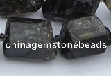 CNG5555 15.5 inches 18*20mm - 20*28mm nuggets black tourmaline beads