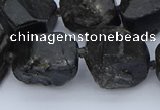 CNG5556 15.5 inches 15*20mm - 18*22mm nuggets black tourmaline beads