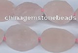 CNG5560 15.5 inches 12*16mm - 18*22mm freeform rose quartz beads
