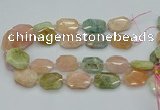 CNG5593 15.5 inches 20*25mm - 25*30mm faceted freeform morganite beads