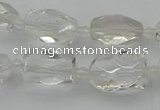 CNG5603 15.5 inches 8*12mm - 13*18mm faceted nuggets white crystal beads