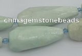 CNG5636 15.5 inches 15*35mm - 18*45mm faceted teardrop amazonite beads