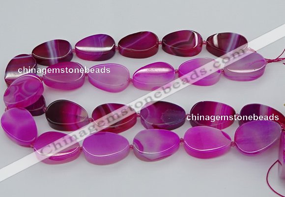 CNG5663 15.5 inches 22*30mm freeform agate gemstone beads