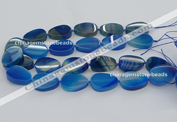 CNG5665 15.5 inches 22*30mm freeform agate gemstone beads