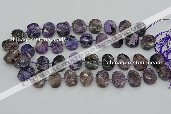 CNG5697 15.5 inches 13*18mm - 15*20mm faceted freeform charoite beads