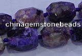 CNG5710 15.5 inches 12*16mm - 13*18mm faceted nuggets charoite beads