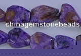 CNG5712 15.5 inches 12*16mm - 15*20mm faceted freeform charoite beads