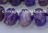 CNG5730 12*16mm - 13*18mm faceted nuggets charoite beads