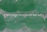 CNG575 15.5 inches 16*18mm nuggets green fluorite gemstone beads