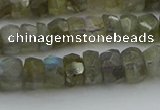 CNG5751 15.5 inches 5*7mm faceted nuggets labradorite beads