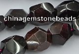 CNG5756 15.5 inches 13*18mm - 15*20mm faceted nuggets garnet beads