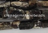 CNG576 5*6mm – 7*12mm nuggets black tourmaline gemstone beads