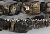 CNG577 5*10mm – 11*15mm nuggets black tourmaline gemstone beads