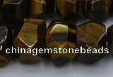 CNG5771 12*16mm - 13*18mm faceted nuggets yellow tiger eye beads