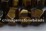 CNG5771 12*16mm - 13*18mm faceted nuggets yellow tiger eye beads