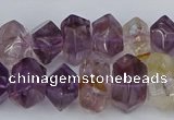 CNG5781 10*14mm - 12*16mm faceted nuggets amethyst beads