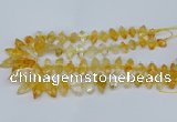 CNG5825 15.5 inches 8*18mm - 13*30mm freeform citrine beads