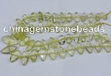 CNG5826 15.5 inches 8*18mm - 13*30mm freeform lemon quartz beads