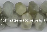 CNG5832 15.5 inches 12*16mm - 15*20mm faceted nuggets moonstone beads