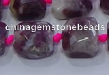 CNG5886 15.5 inches 10*12mm - 10*14mm faceted freeform tourmaline beads