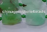 CNG5898 10*14mm - 12*16mm faceted freeform Australia chrysoprase beads