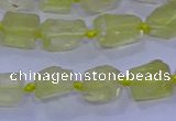 CNG5903 15.5 inches 4*6mm - 6*10mm nuggets rough lemon quartz beads