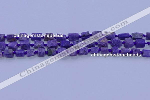 CNG5906 15.5 inches 4*6mm - 6*10mm nuggets rough charoite beads