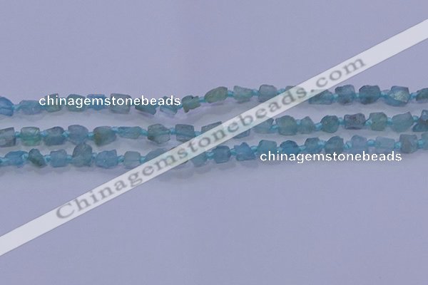 CNG5908 15.5 inches 4*6mm - 6*10mm nuggets rough light apatite beads