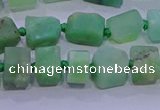 CNG5916 4*6mm - 6*10mm nuggets rough Australia chrysoprase beads