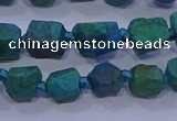 CNG5917 15.5 inches 4*6mm - 6*10mm nuggets rough chrysocolla beads