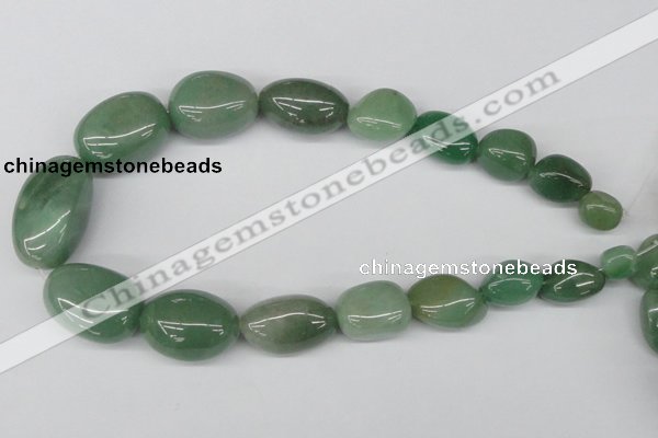 CNG60 15.5 inches 10*14mm - 20*35mm nuggets green aventurine beads