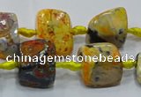 CNG6001 15.5 inches 12*16mm - 15*18mm nuggets agate beads