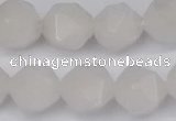 CNG6043 15.5 inches 12mm faceted nuggets white jade beads