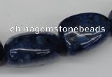 CNG61 15.5 inches 20*30mm nuggets lapis lazuli gemstone beads