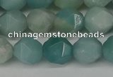 CNG6100 15.5 inches 8mm faceted nuggets amazonite gemstone beads