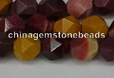 CNG6106 15.5 inches 8mm faceted nuggets mookaite gemstone beads