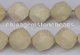 CNG6122 15.5 inches 8mm faceted nuggets jasper beads