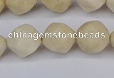 CNG6196 15.5 inches 10mm faceted nuggets jasper beads