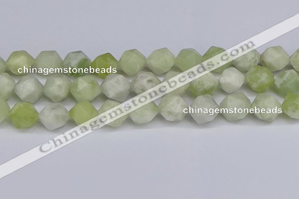 CNG6292 15.5 inches 14mm faceted nuggets lucky jade beads
